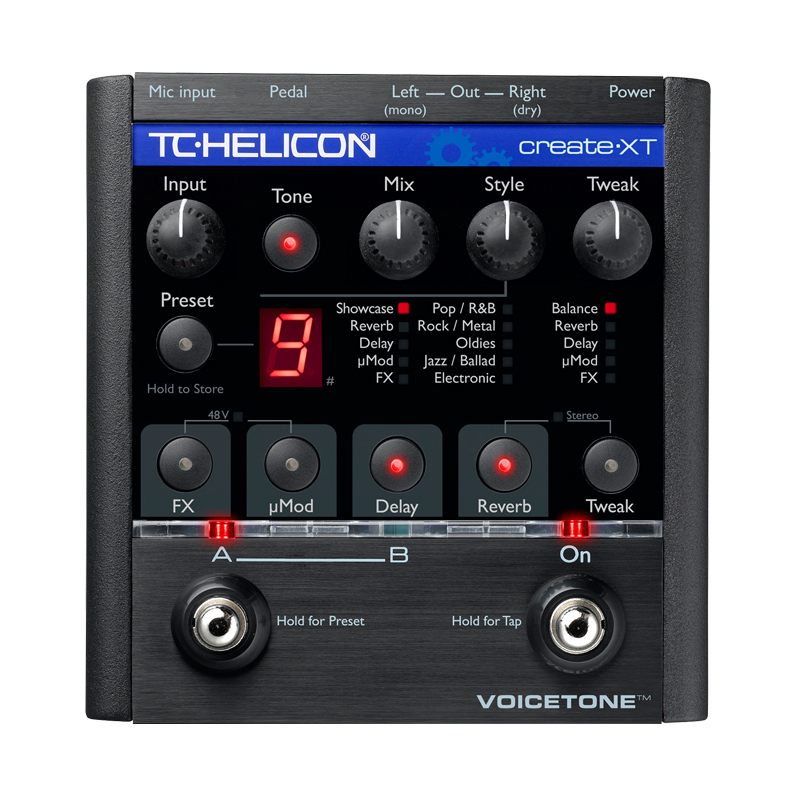 TC Electronic Voice Tone Create XT,Vocal Pedal