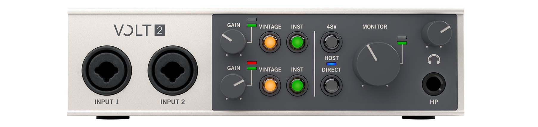 Universal Audio Volt 2 2-in/2-out USB 2.0 Audio Interface - Gambar 2