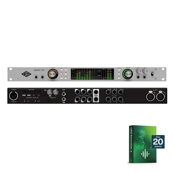 Universal Audio Apollo x6 Gen 2 Essentials+ Thunderbolt 3 Audio Interface with UAD DSP