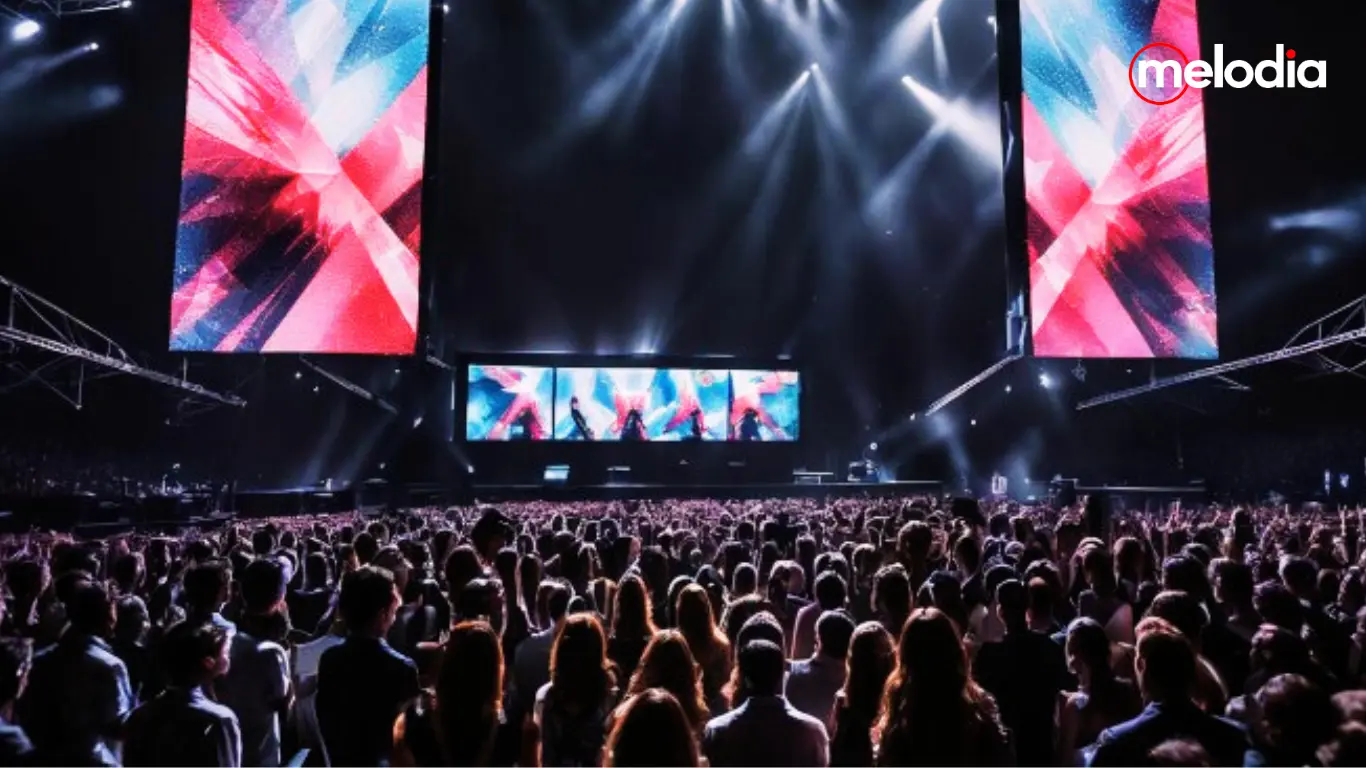 LED Videotron dalam Konser Musik